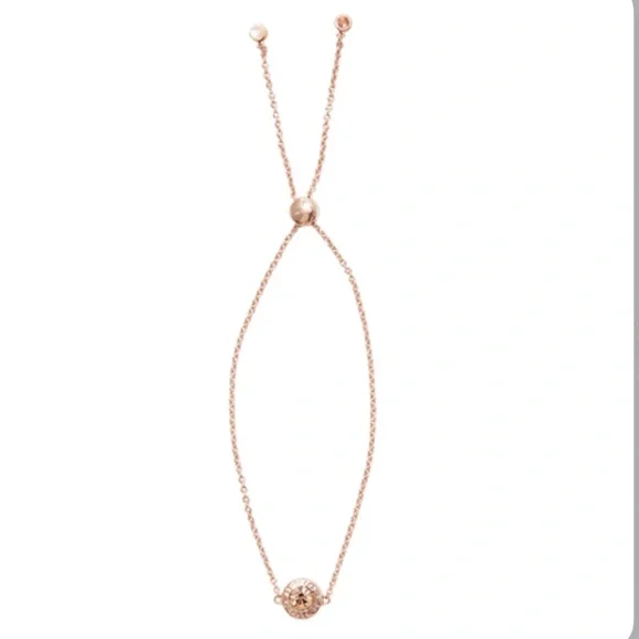 COACH Open Circle Slider Bracelet In Rose Gold - Picture 14 of 16